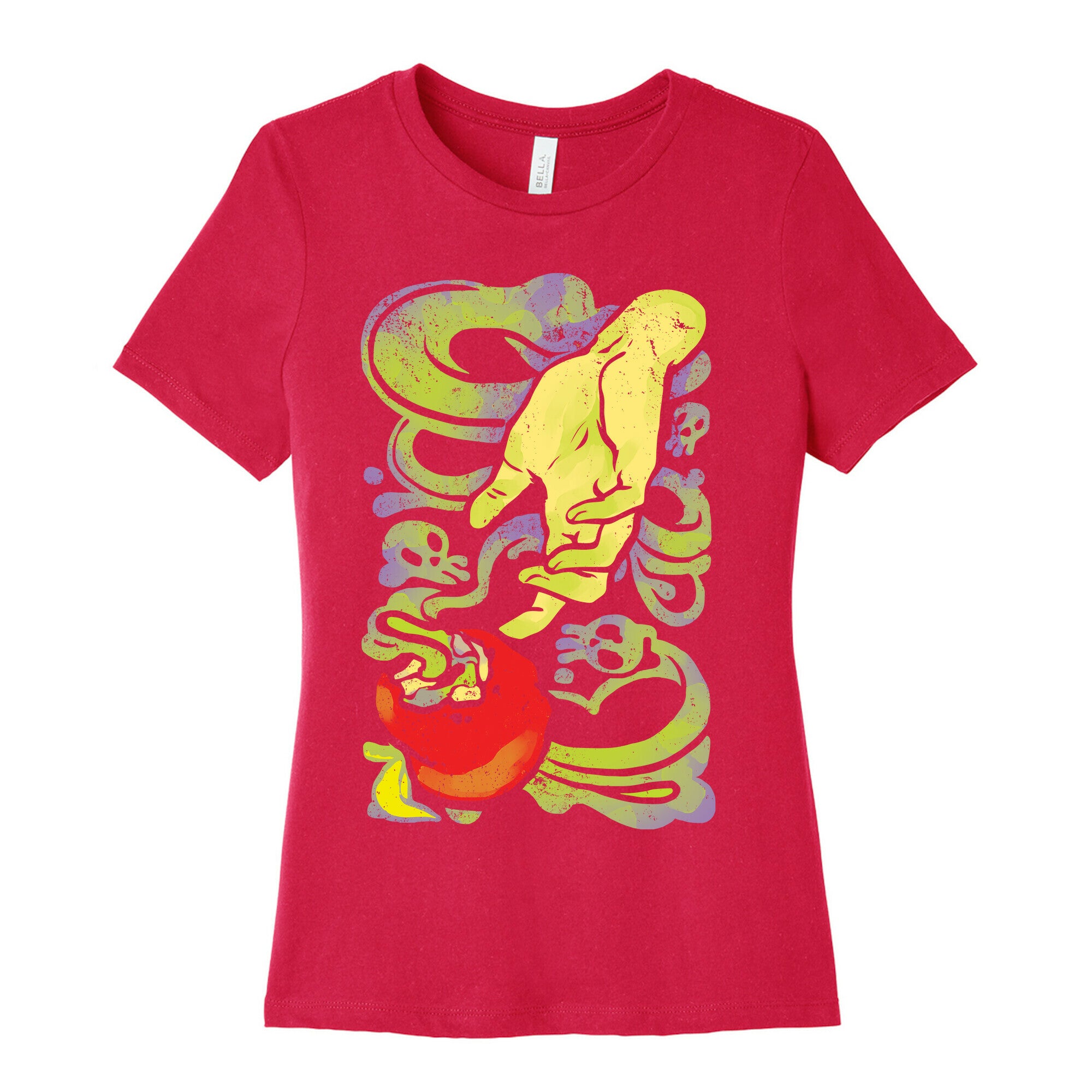Poisoned Apple and Hand Women's Cotton Tee